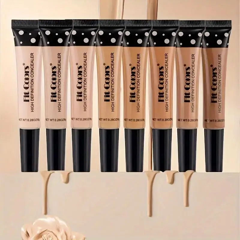 Long Lasting Concealer, 1 Count Moisturizing Liquid Concealer, Full Coverage Flawless Makeup Concealer, Makeup Product for Women & Girls, Cosmetic