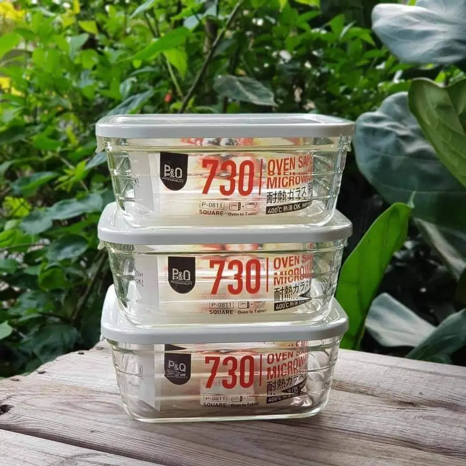 Hộp thuỷ tinh chịu nhiệt 730ml P&Q Lock&Lock