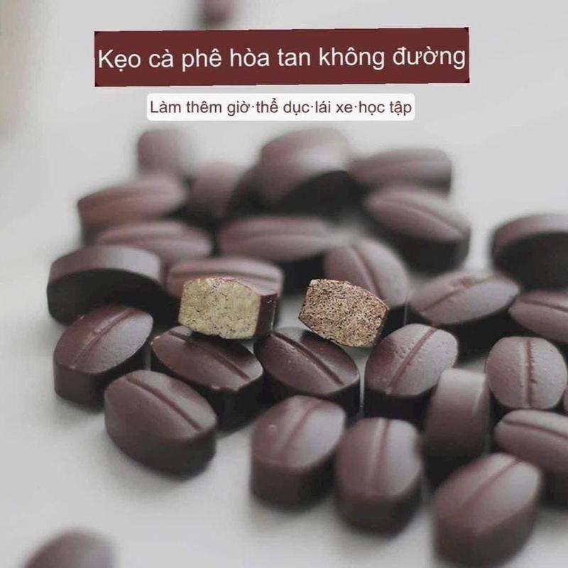Kẹo Cà Phê không đường - Kẹo Coffee Candy Snack Ăn Vặt
