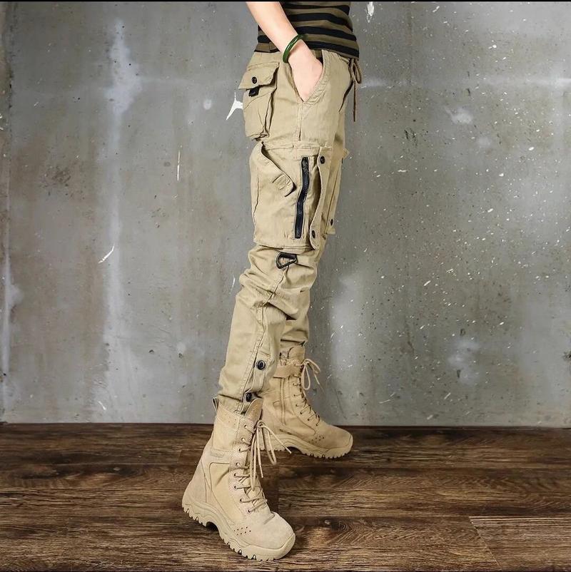 Product Introduction of 2023 Spring and Autumn New Unisex Cargo Pants Personality Versatile Slim Fit Trendy Outdoor Hiking Pants Men Jogger Sneaker 19