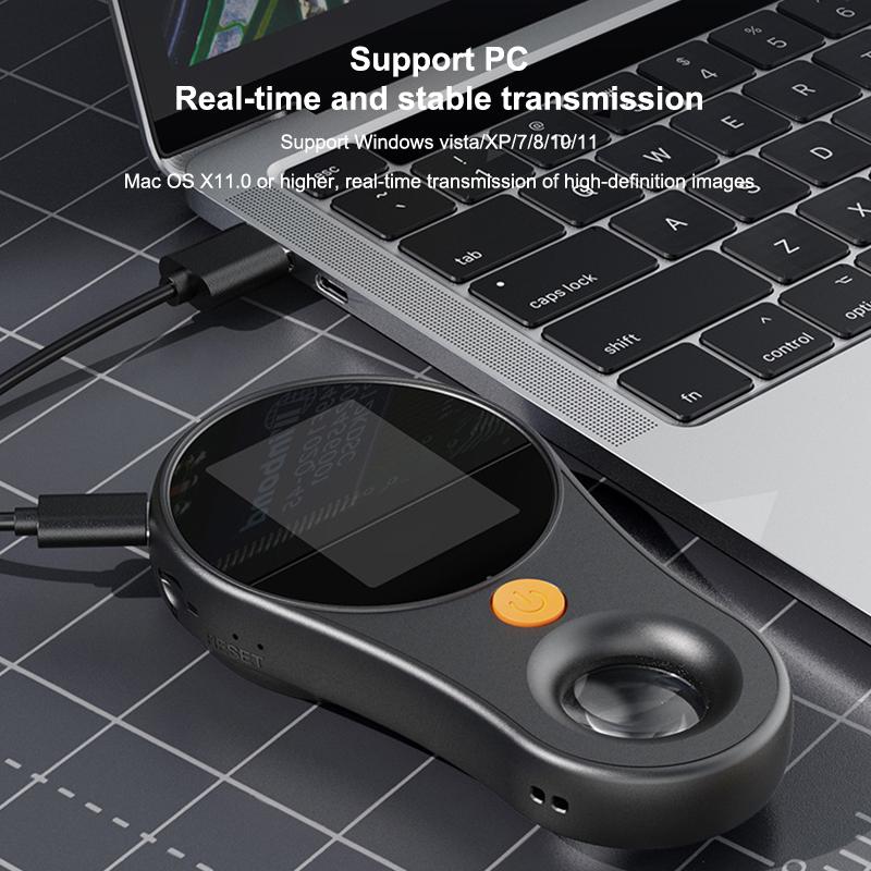 Product Introduction of Digital Handheld Microscope Magnifier For 500X Zoom Electronic Magnifying Glass 2 Million Pixels High Quality IPS Screen 30