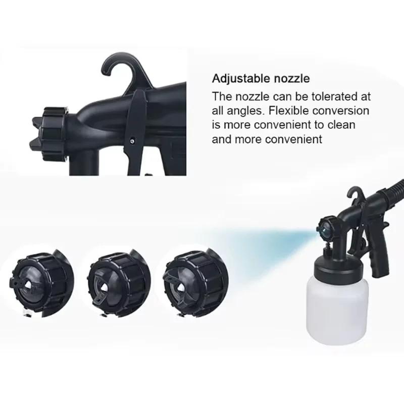Product Introduction of Electric Paint Spray Gun High-Pressure Electric Spray Gun Atomization Sterilization Portable Small Paint Automatic Spray Gun 5