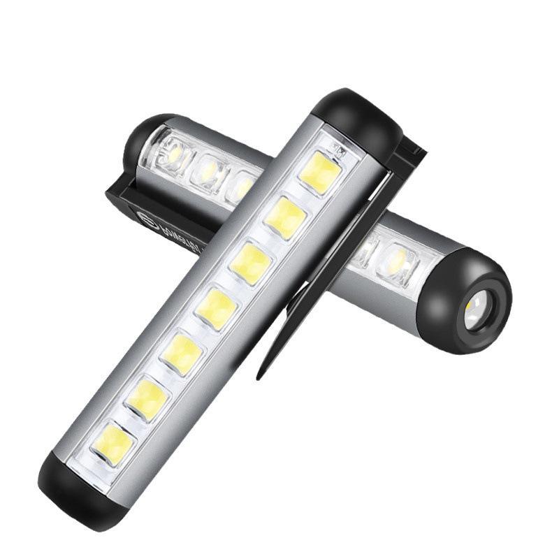 Product Introduction of Flashlight Magnetic - Fishing Pencil Case Light With Magnetic Base And Clip, Outdoor Activity Supplies, Fishing, Work, Camping, Hiking 23