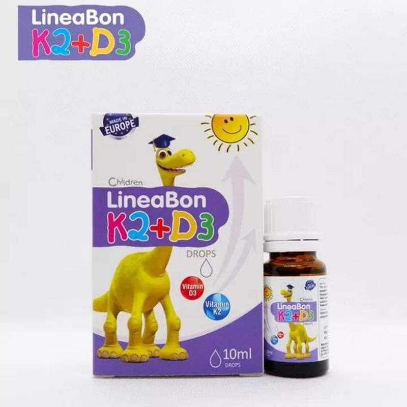 Vitamin K2D3 LineaBon bổ sung K2D3 hỗ trợ hấp thu canxi dạng giọt 10ml cho bé 0