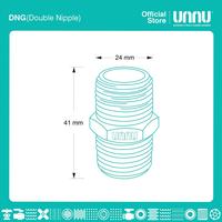 Gambar UNNU Double Nipple - DNG 1/2" dari UNNU.official Kab. Gresik 2 Tokopedia