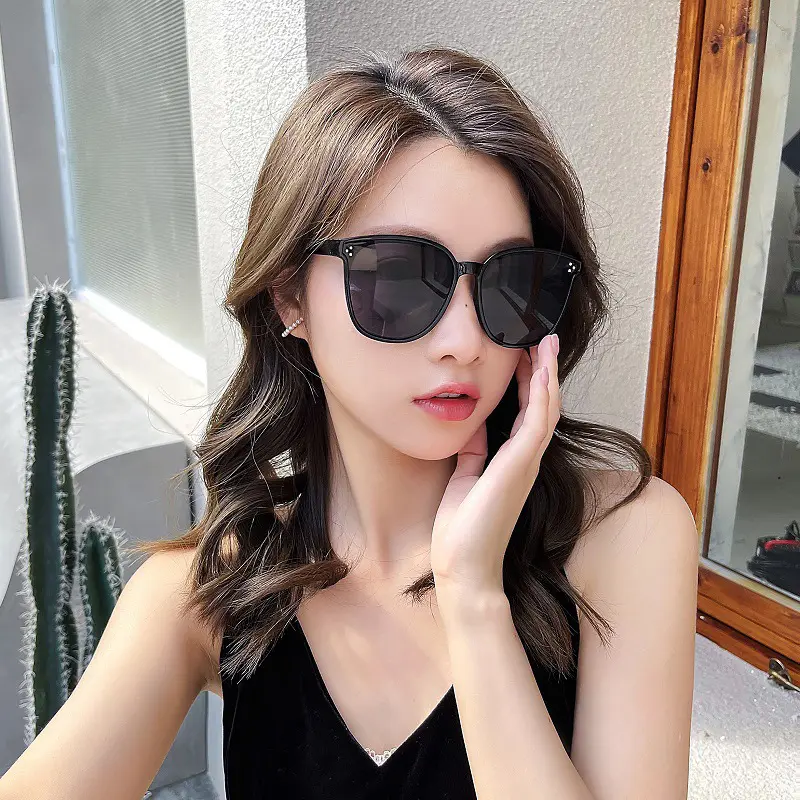 Folding Sunglasses For Women'S New Uv And Sun Protection Sunglasses Portable