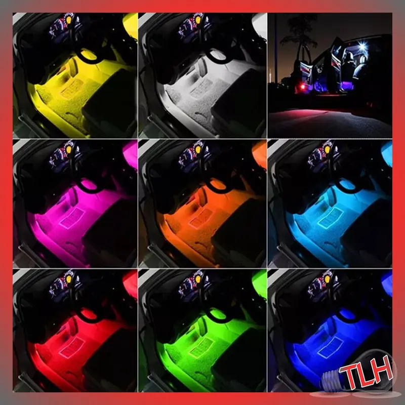 PROMO HARGA LAMPU LED MOBIL VARIASI DISCO TERBAIK DISKO HIAS RGB WARNA WARNI MENGIKUTI MUSIK JUAL MURAH DEKORASI INTERIOR TRUK AVANZA REMOTE CONTROL Car Sporty 4