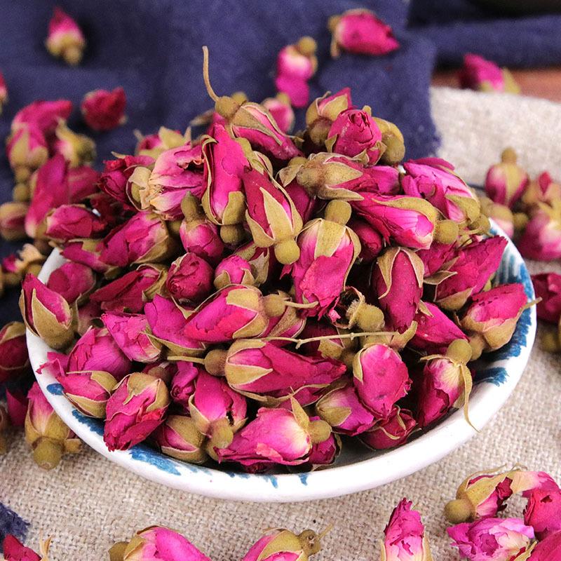 Trà Hoa Hồng Đà Lạt Sấy Khô Tự Nhiên Nguyên Nụ - SIÊU THỊ THẢO MỘC