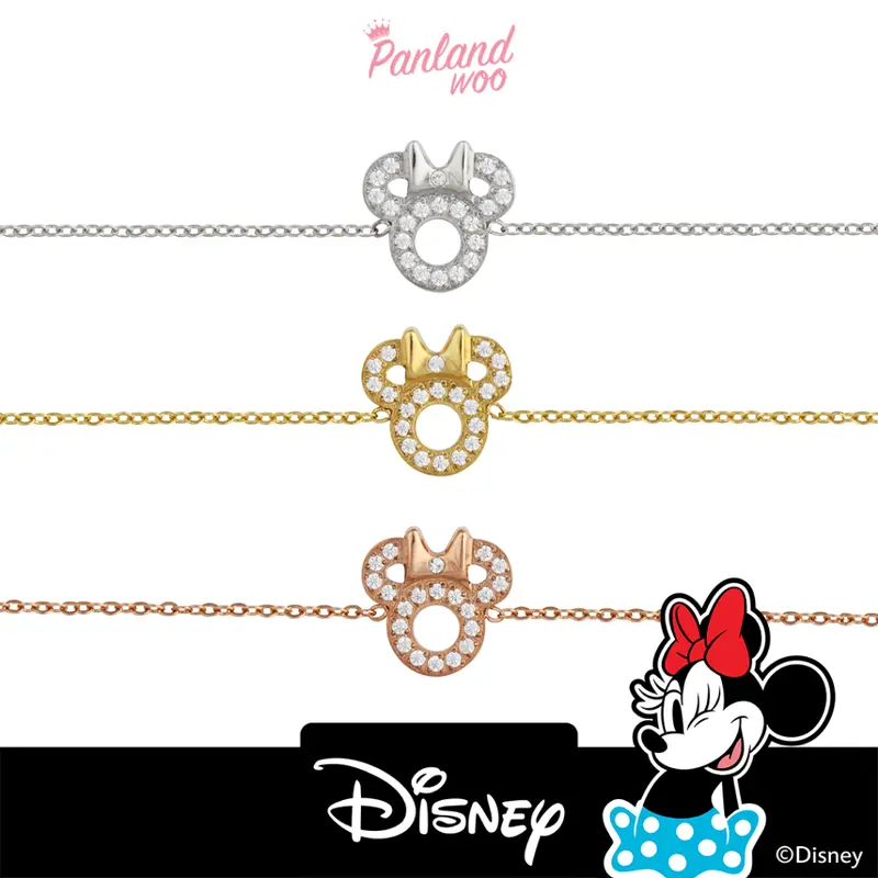 Panlandwoo - Mickey & Minnie Mouse Collection - Gelang Tangan Titanium Wanita Fely Ribbon 2