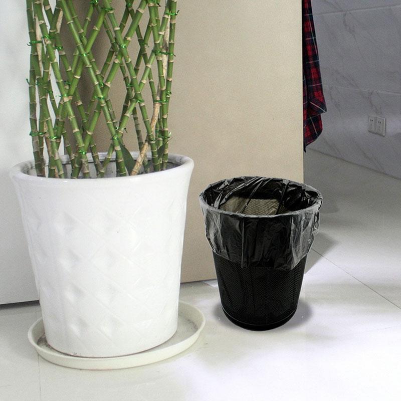 Túi Đựng Rác, Màu Đen, 1 Cuộn / 50 Chiếc, Dùng Làm Túi Rác Vệ Sinh Nhà Vệ Sinh, 50x60cm, K2U8 2