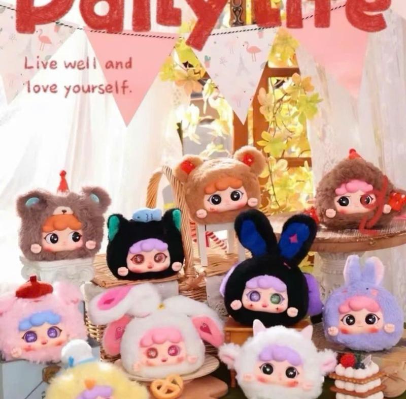   Hộp mù  Baby Three trái cây xinh yêu blind box migo Toy Đồ Chơi 