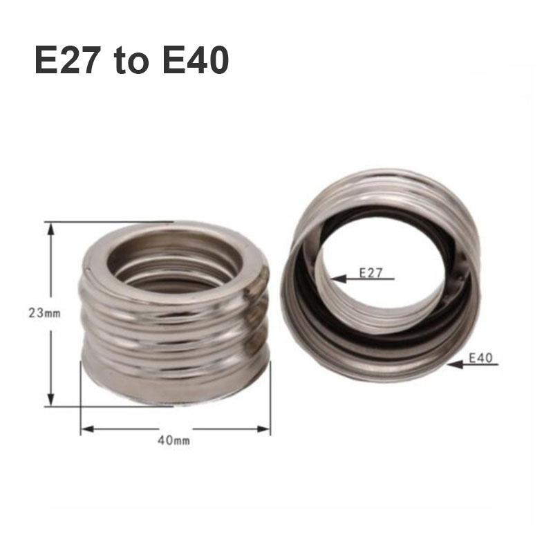 Product Introduction of 2pcs E27 E14 e17 to e40 e27 G24 GU10 E12 B22 MR16 LED lamp base light Adapter Bulb Holder Converter AC power Socket For Corn lamp FEH1SG 139