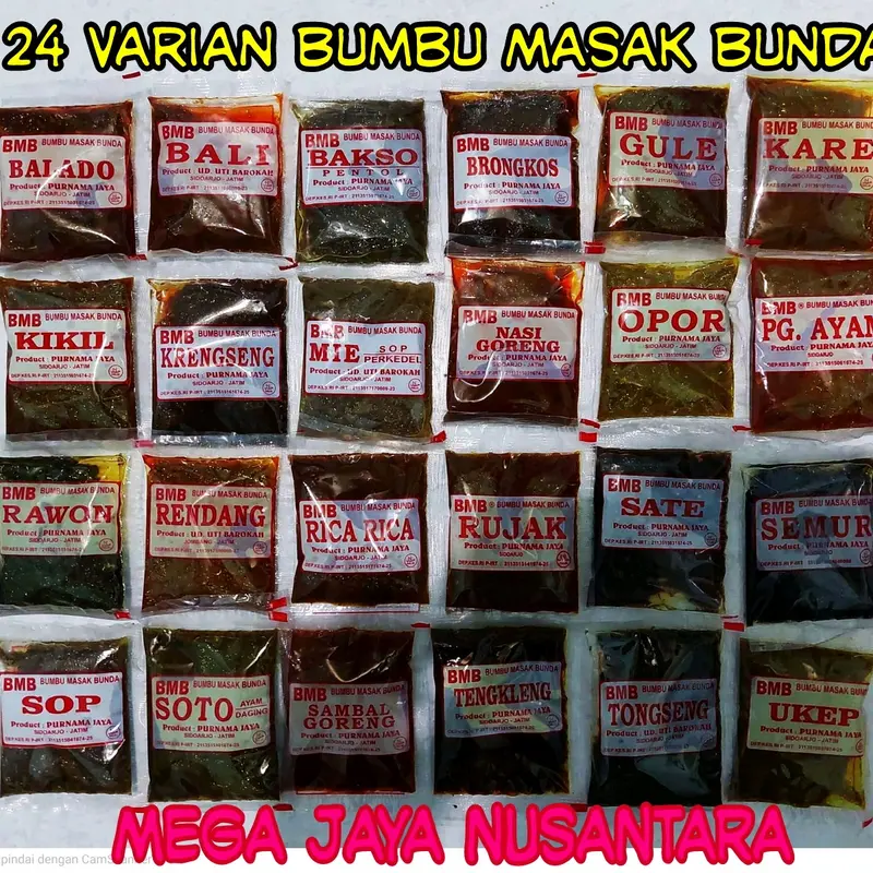 BUMBU MASAK BUNDA 1 Varian isi 10 pcs LANGSUNG PABRIK. 0