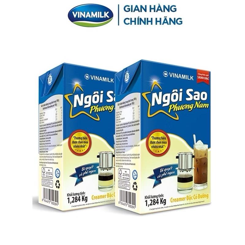 Combo 2 hộp sữa đặc có đường ngôi sao phương nam 1284gr hộp - Sản phẩm chính hãng