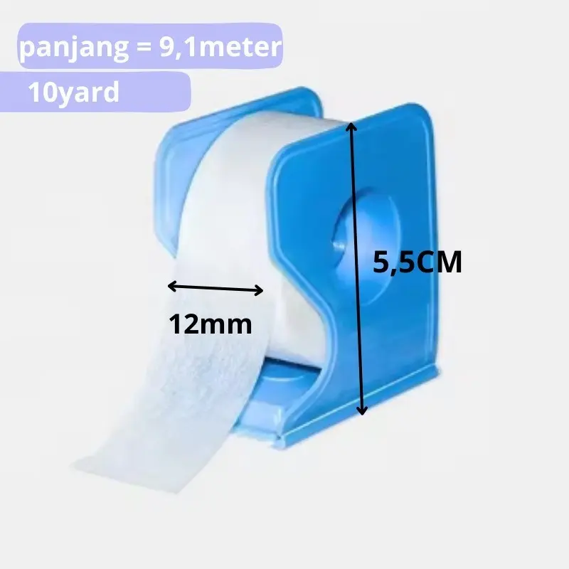 Plester Kertas Medis Paper Tape Surgical Paper Tape/ perekat pasca operasi mata 10YARD