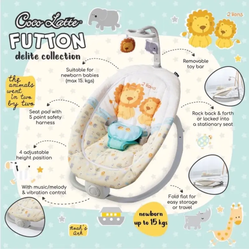 Bouncer Cocolatte Weeler Futton Delite Collection / Rocker Futton 1
