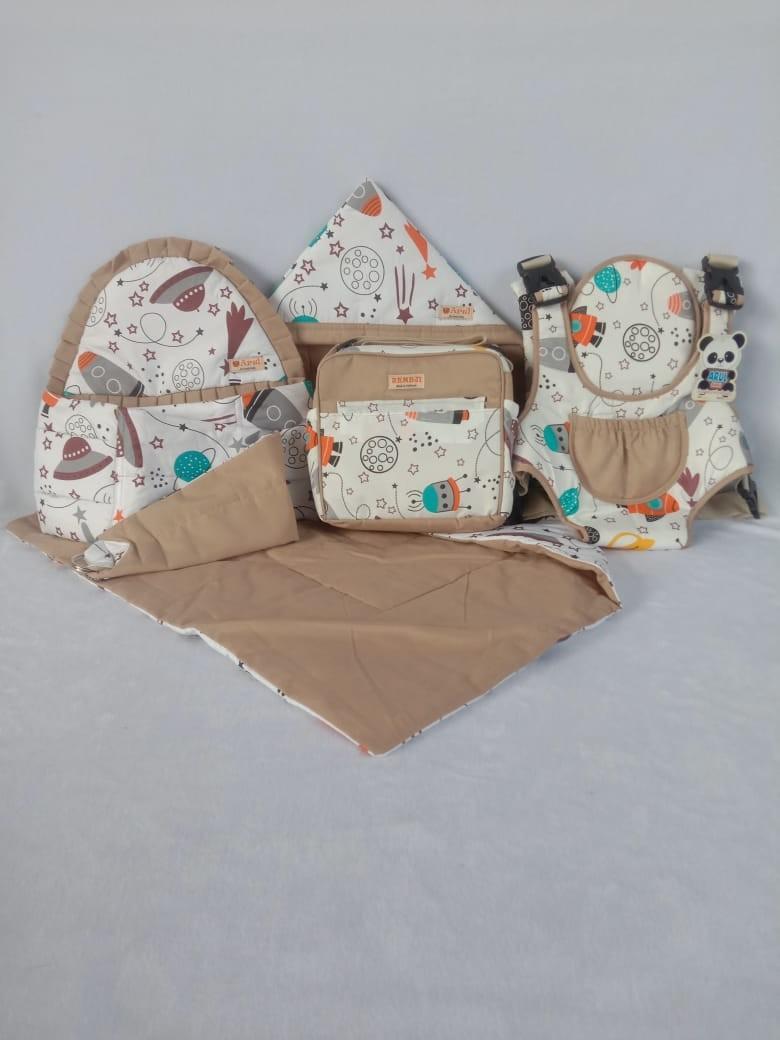 Product Introduction of Paketan Hemat 4 in 1 Gendongan Samping Renda, Gendongan Depan, Selimut, Tas Kecil Bayi Balita Cewek Cowok   Perlengkapan Bonceng 5