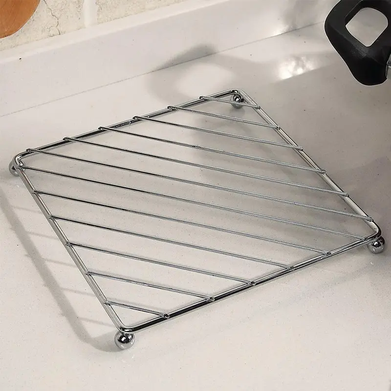 3pcs/set Heat Insulation Mat, Square Iron Pot Mat, Simple Anti-scalding Table Mat, Kitchen Tool, Kitchen Accessories 7