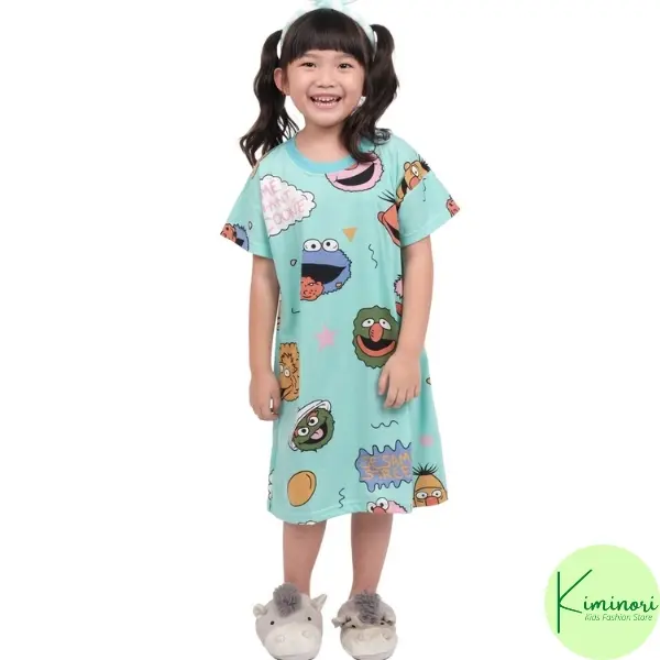 Kiminori PITHA Dress Baju Anak Perempuan Lengan Pendek 1