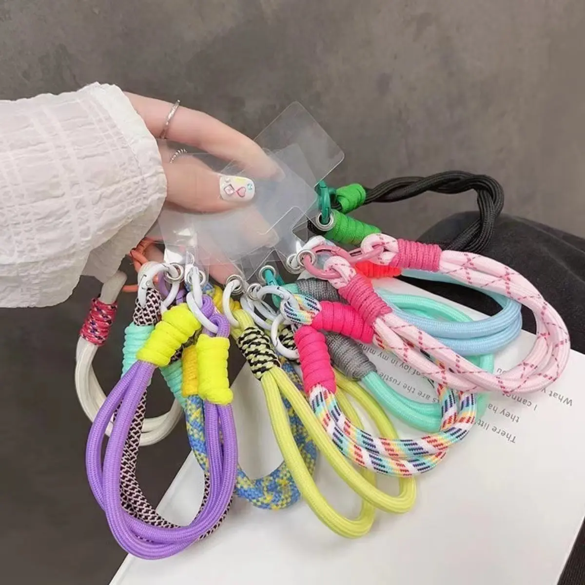 Colorful Phone Strap - Charm Wrist Holder/ Tali Gantungan Gelang HP/ Lanyard HP/ Phone Charm String Strap GHTC Aksesoris Universal