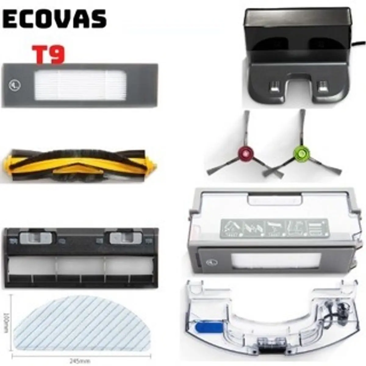 PHỤ KIỆN ROBOT ECOVAS DEEBOT  T8 - T9 ( MAX, POWER, QUỐC TẾ)