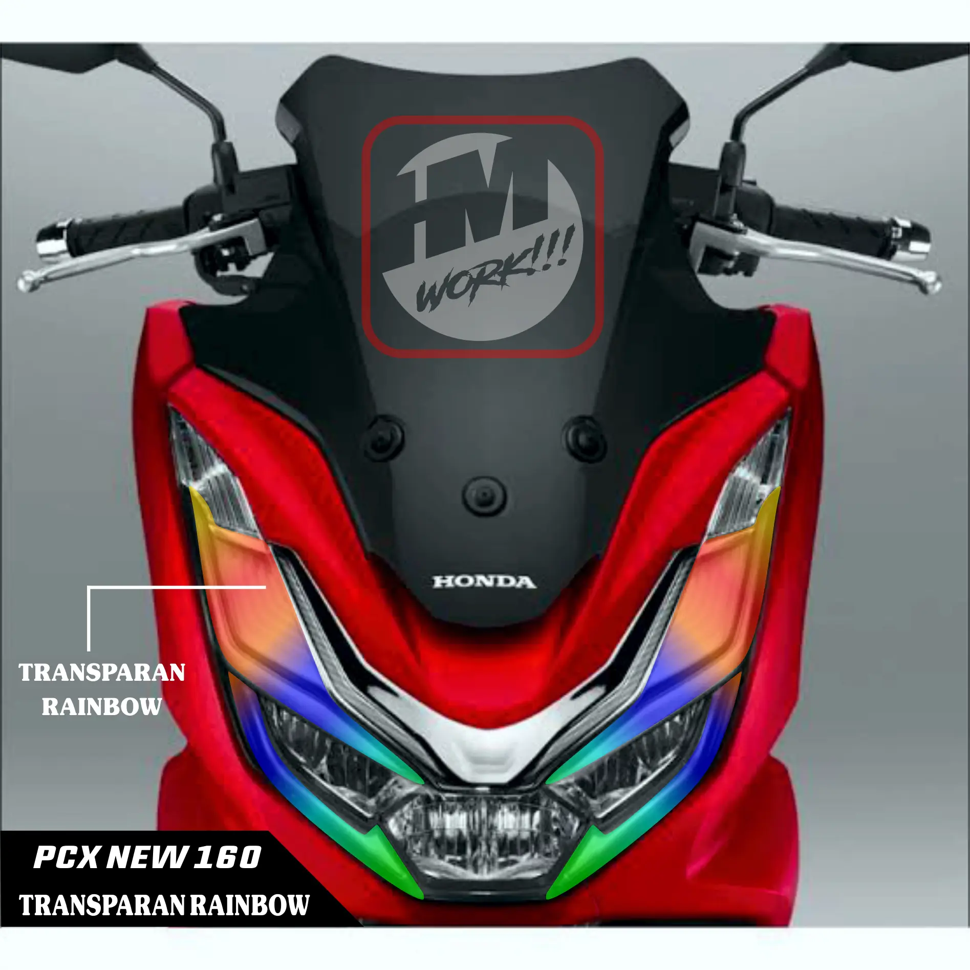 STICKER LAMPU PCX NEW 160 ALIS V1
