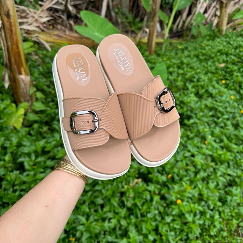 Dép nữ quay ngang khóa Qc mềm êm