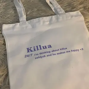 totebag hunter x hunter tote bag letters killua