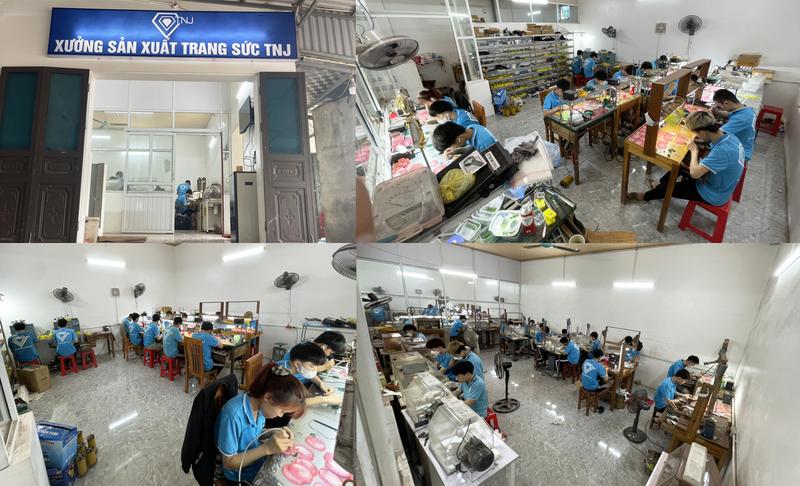 Product Introduction of Bông tai bạc chốt vặn đính đá 4 5 6 ly BTA0078 - Trang Sức TNJ 13