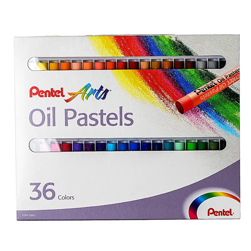 Bộ 36 Sáp Dầu Pentel PHN-36 Sáp Mềm Độ Nhấn Chồng Màu Tốt 3
