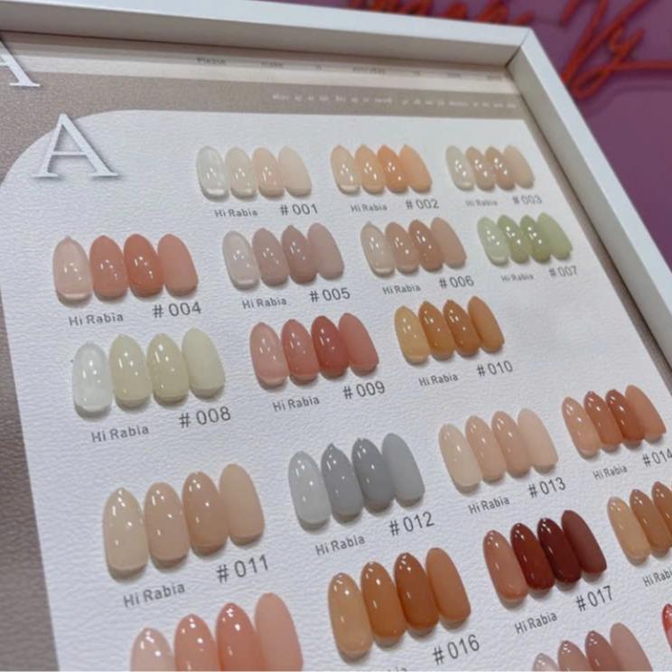 lẻ chai sơn gel trong set sơn thạch RABIA 24 màu nhé ạ