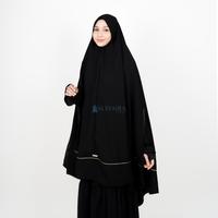 Gambar Alsyahra Exclusive Khimar Syari Handsplit List Gold Cadar Jetblack Size XXL Muslim Kerudung Jilbab Wanita Instan dari Alsyahra Exclusive Kab. Sukabumi 5 Tokopedia