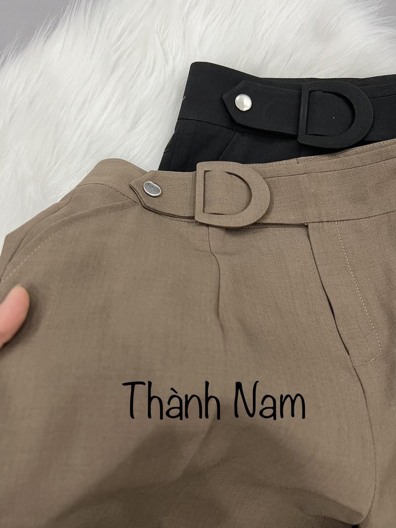 Product Introduction of Quần âu dáng baggy mã 000 chất xước lạnh mỏng mềm nhẹ và mát thanh lịch cho nữ. THÀNH NAM 3