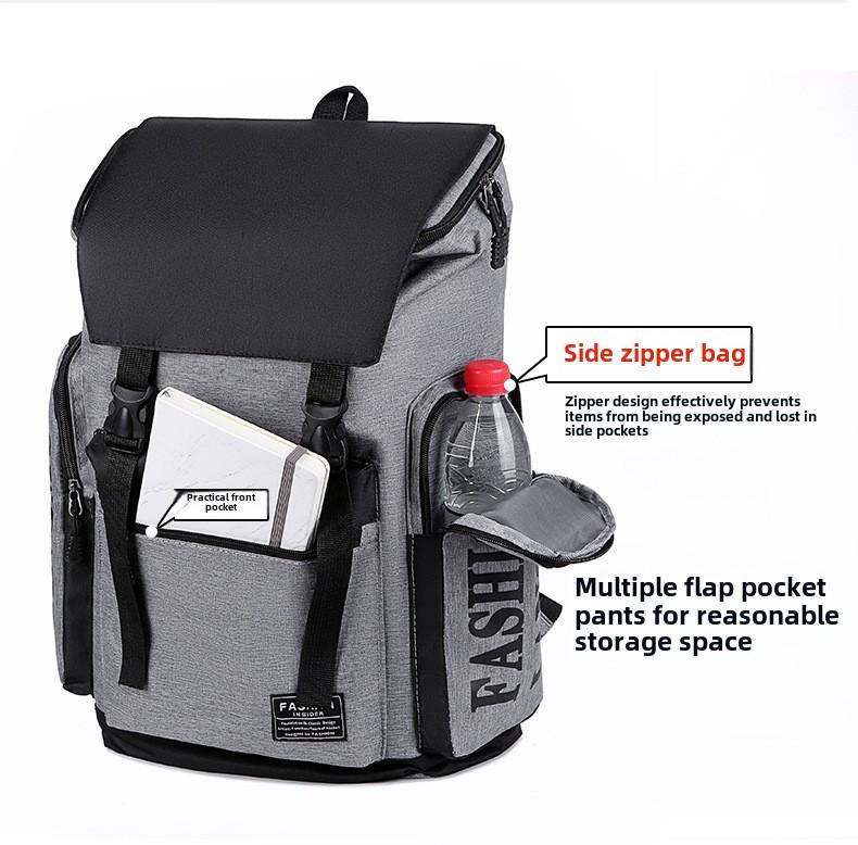 Product Introduction of Spacious Men's Backpack: Ideal for Casual Trips, Travel, and Carrying Laptops - Perfect School Bag for Middle, High School, and College Students 5