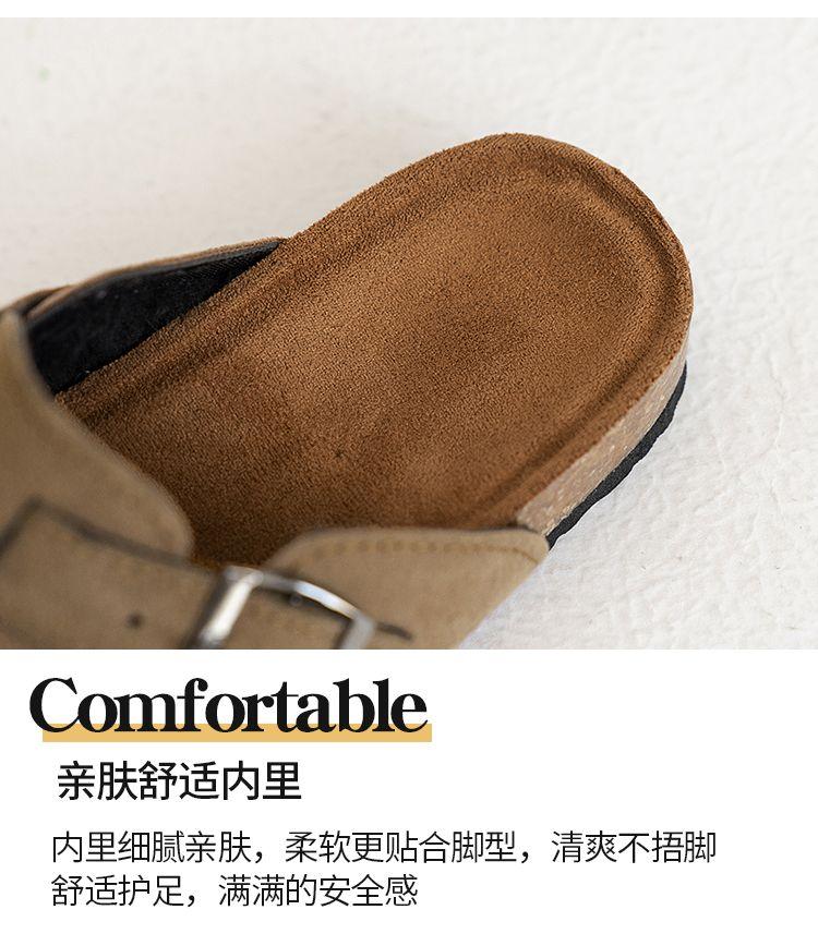 Product Introduction of Dép Bít Mũi Cho Trẻ Em, Dép Lê Mới Thu Đông 2023, Có Thể Đeo Ngoài Trời, Dép Bán Đi Chơi, Dành Cho Bé Trai Và Bé Gái, Kiểu Lười, Không Trơn Trượt, Boken 6