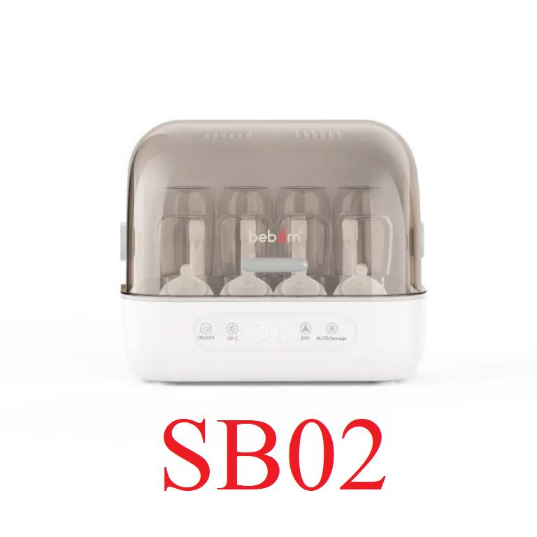 Máy úp bình sữa tiệt trùng UVC sấy khô và bảo quản Beborn SB02
