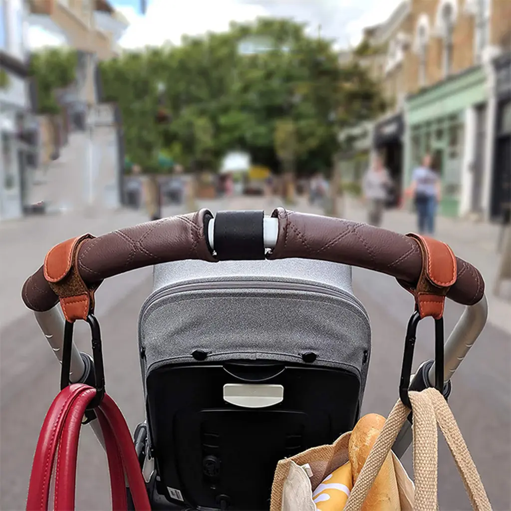 Practical Stroller Hooks Adjustable for Extra Strong Suitable for Fits All Major Prams Pushchairs Shopping Trol