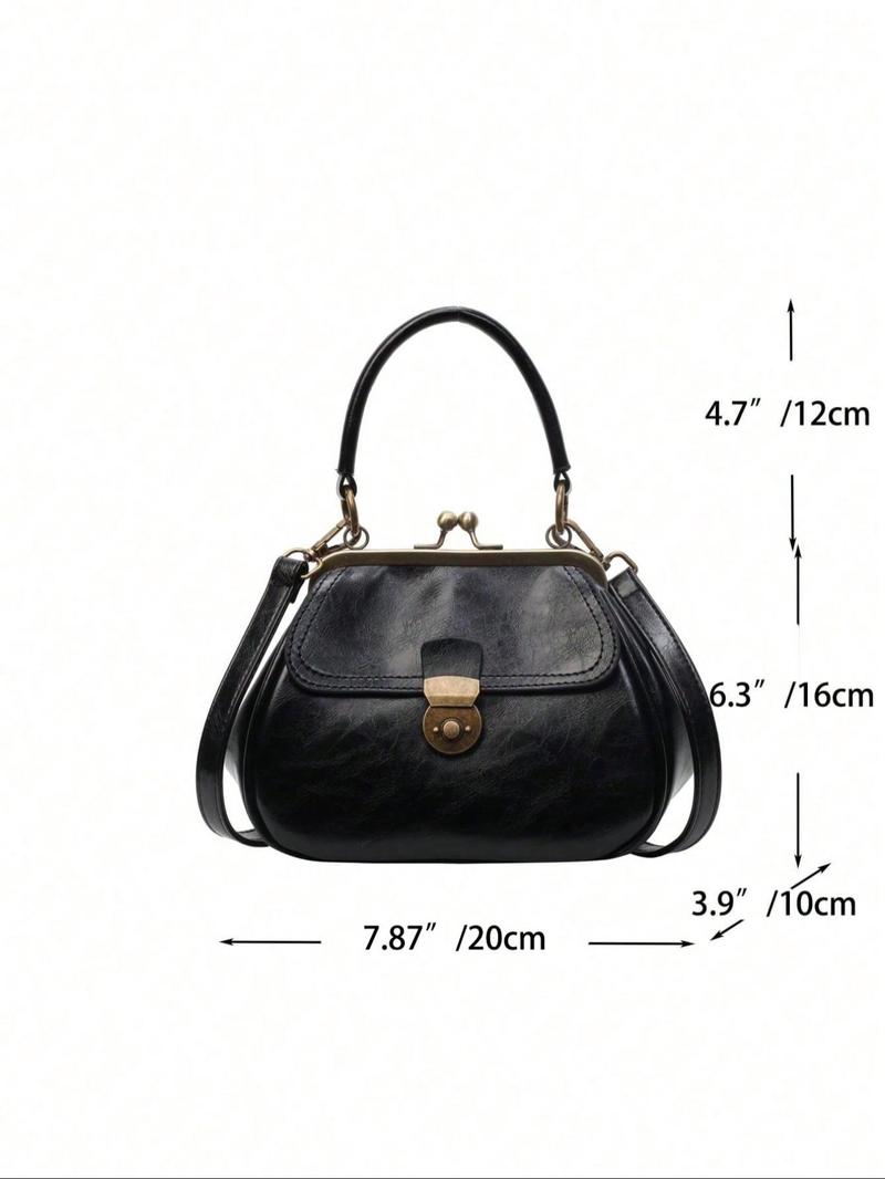 Product Introduction of Fashionable Elegant Adjustable Strap Rivet Design Crossbody Bag for Daily Used, Casual Trendy Versatile High-quality Daily Commuting Bag, Sling Purse 1