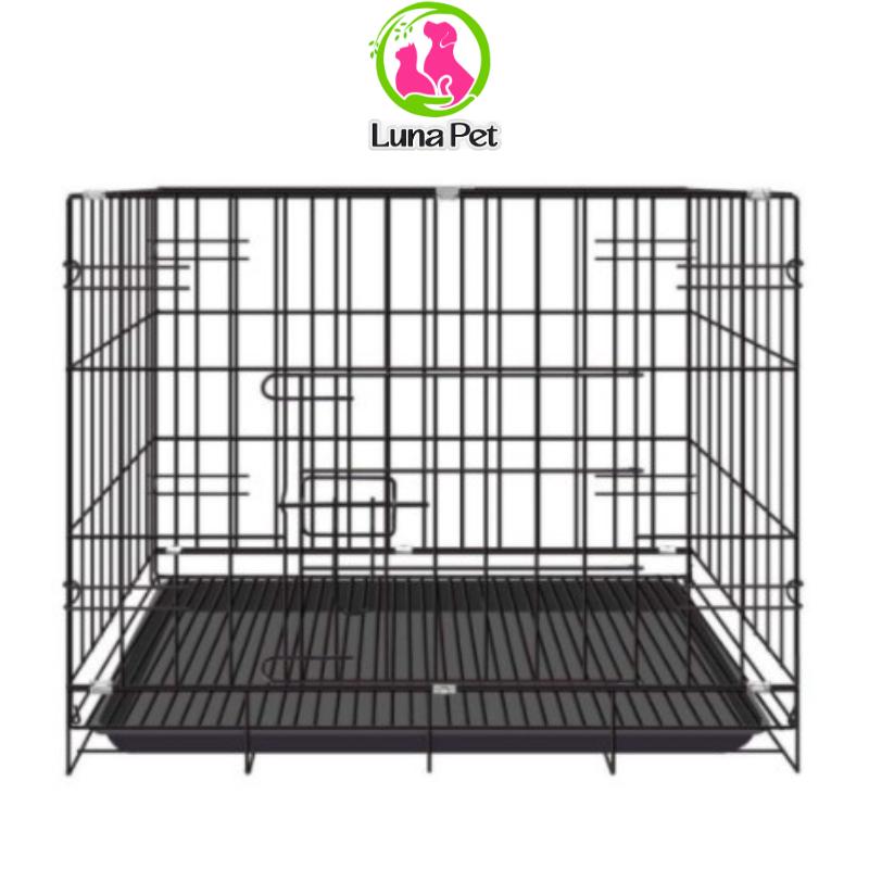 Chuồng Chó Mèo Luna Pet CN01 Tặng Khay Gấp Gọn Sơn Tĩnh Điện Cho Bé
