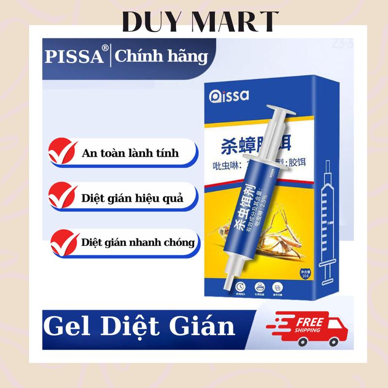 Gel Diệt Gián Dạng Ống, An Toàn Cho Gia Đình, Không Mùi,Nhang Không Độc Hại