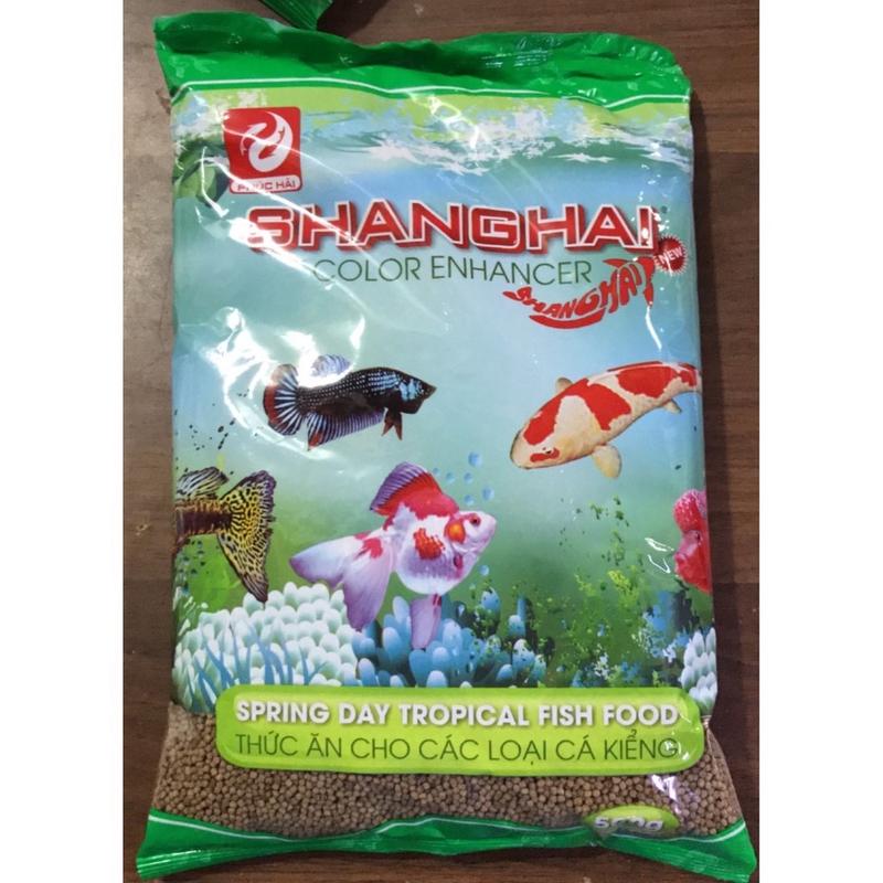  Thức Ăn Cá Shanghai 500g - Cám Cá Cảnh 