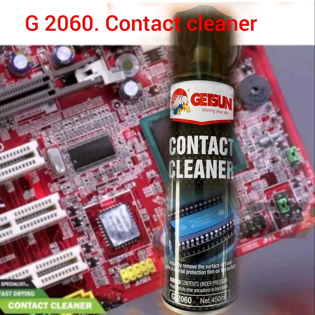 getsun สเปร์ยContact cleaner ล้างแอร์ไโฟร์ ล้างแผงวงจร G-2060