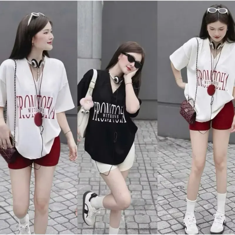 ĐỒ BỘ NỮ, SÉT BỘ ÁO CỔ TIM IN CHỮ WITH LOVE KÈM QUẦN LEGGING 2 MÀU BIGSIZE 45-85KG 0