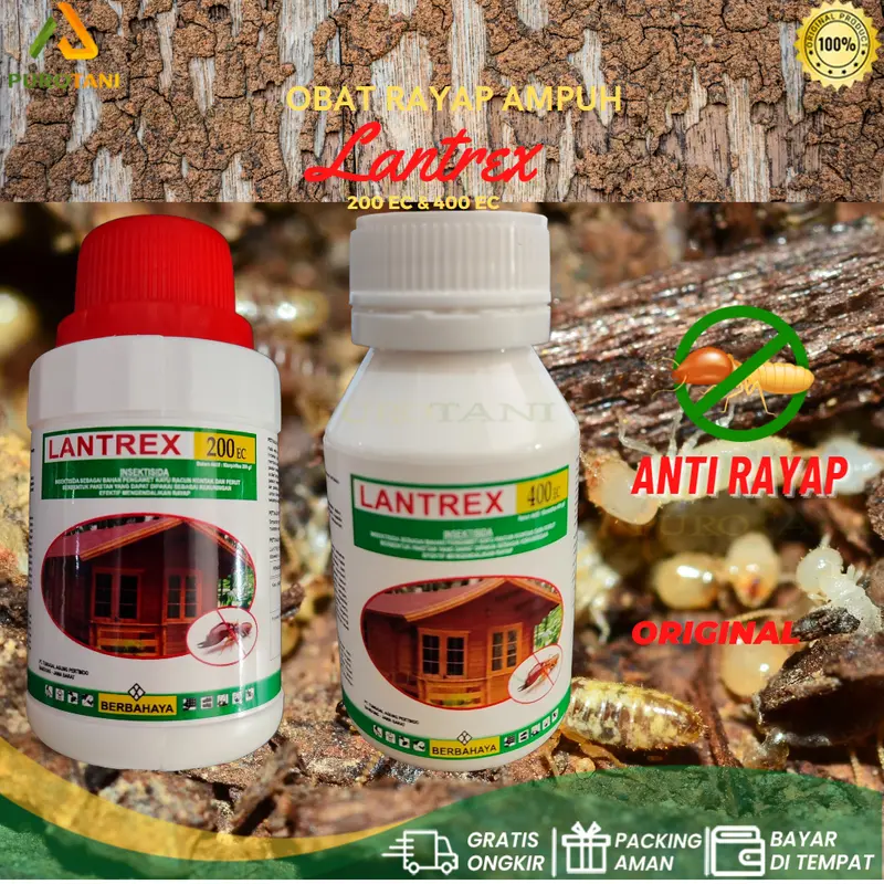 Lantrex Obat Rayap Lantrex 100ml & 200 EC 400 EC Anti Rayap Ampuh Basmi Hama Pengawet Kayu Termitisida Konsentrat Tinggi