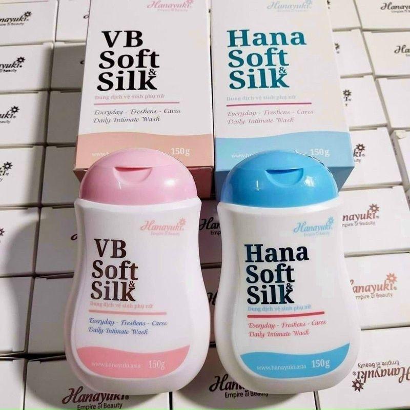 [Giá Sỉ]Dung Dịch Vệ Sinh Phụ Nữ, Nước Rửa  Phụ Khoa Hana Soft Silk 150g 0