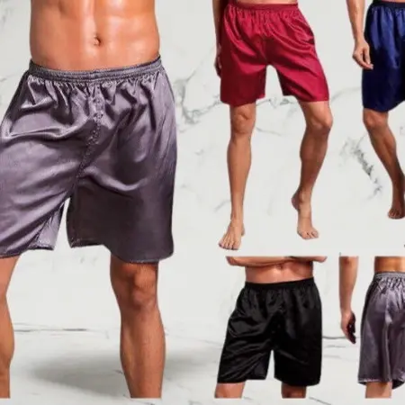 Quần lụa bóng spa cho nam mặc massa, xông hơi freesize 80kg 1
