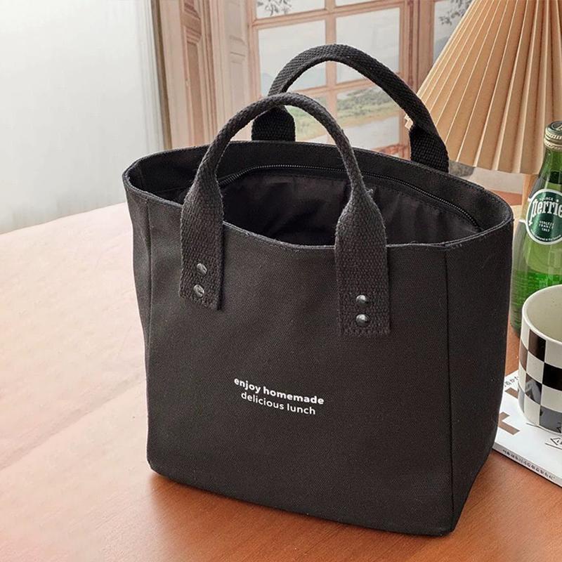 Product Introduction of Canvas handbag, for women, solid color, large capacity, suitable for travel casual bags 21