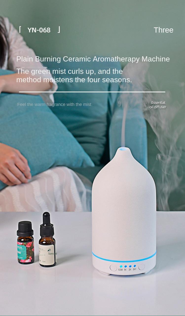 Product Introduction of Hot Products Ceramic Aroma Diffuser Fragrance Timing Spray Nebulizing Diffuser Essential Oil Diffuser Atomization Humidifier Artifact New Product 21