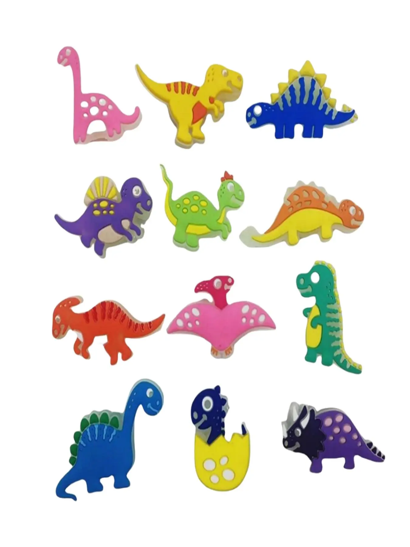 Dinosaur Design Shoe Charm, Cute Luminous Shoe Decoration for Women & Men, Fashionable Shoes Decorations for Clogs