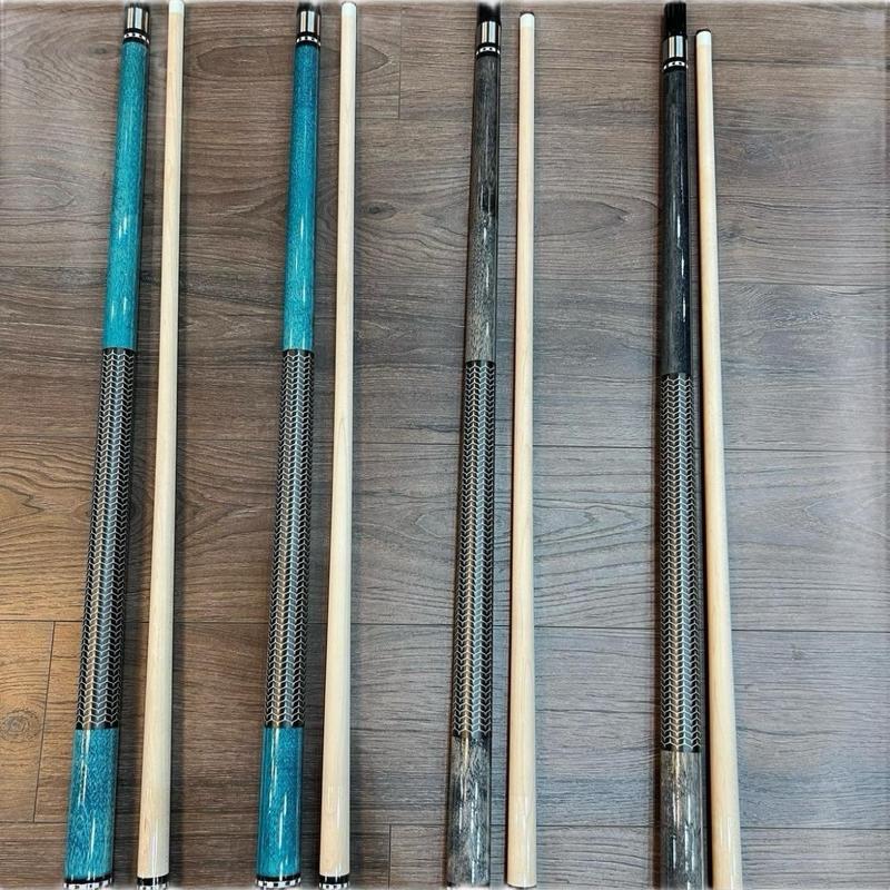 Cơ bida lỗ Cơ bida cá nhân cơ bida TL Cues mẫu đẹp giá HSSV đầu cơ 13mm chơi bàn bida lỗ Chát để chọn màu Tặng bao da 1x1 găng và lơ Đồng